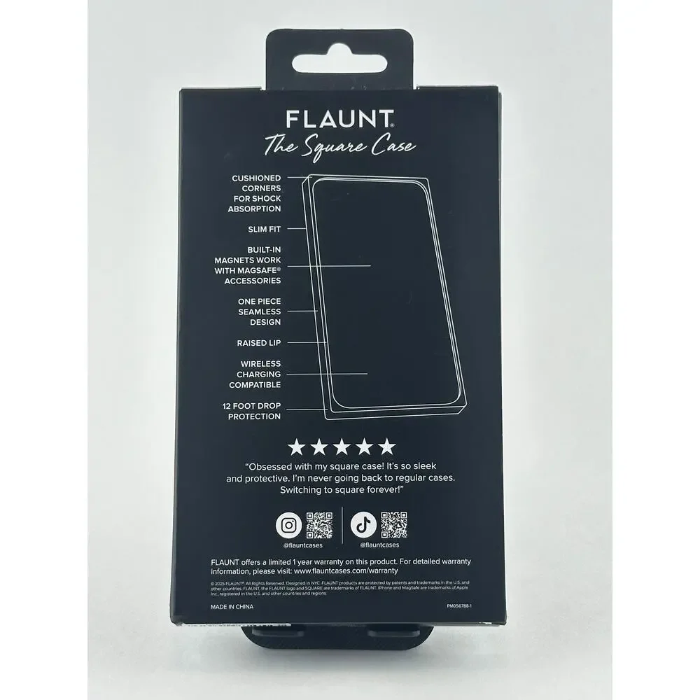 Square by Flaunt iPhone 16 Pro Multicolor Abalone Shell Case NWT MSRP: $55.00